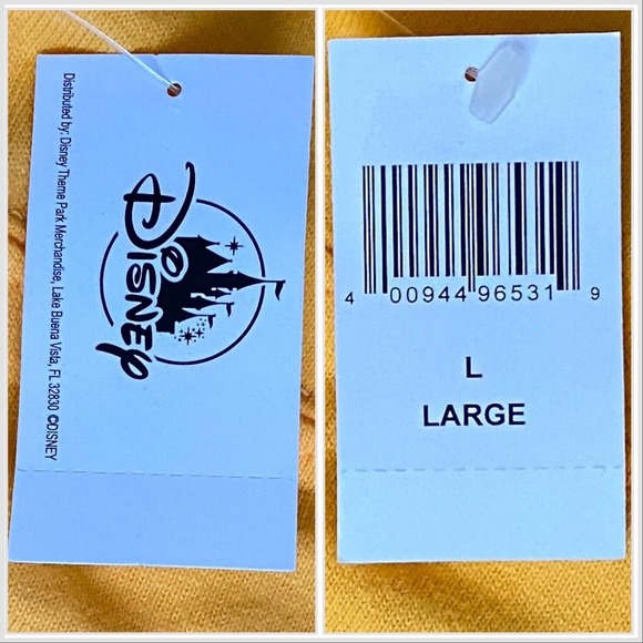 Disney Parks Spirit Jersey Original Orange Bird Flower Garden Festival Large New - Picture 11 of 11